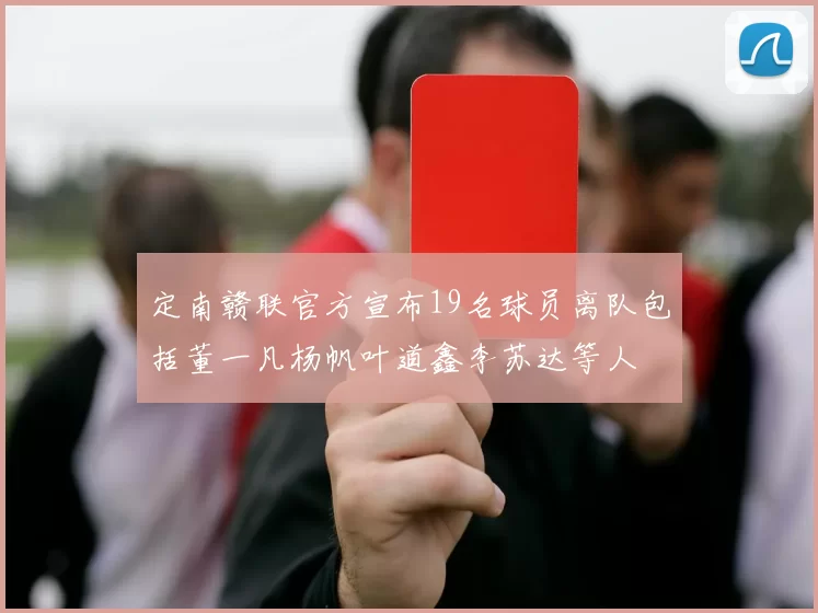 定南赣联官方宣布19名球员离队包括董一凡杨帆叶道鑫李苏达等人